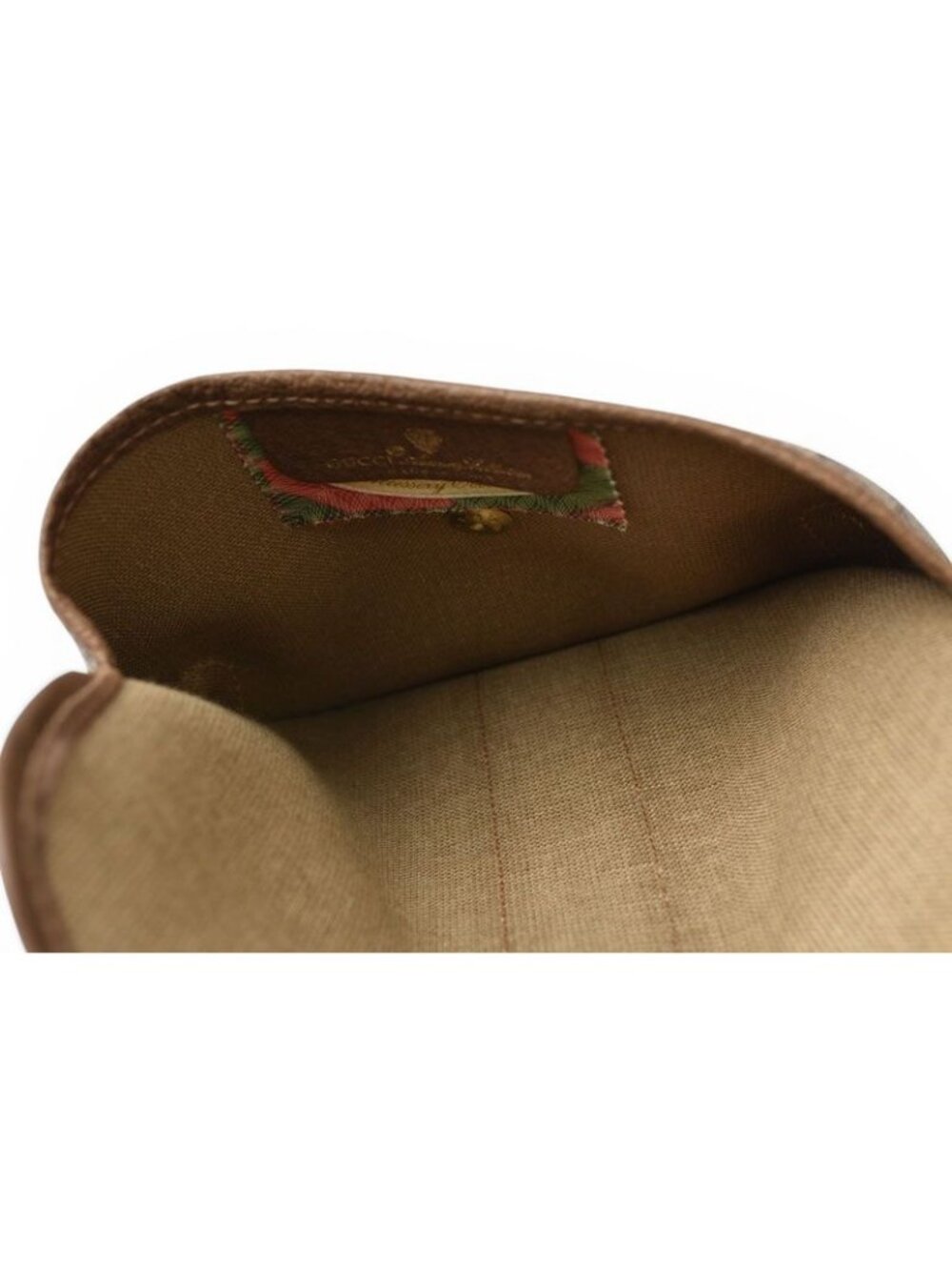 Gucci Pouch Vintage GG Plus Sherry Line Beige Brown - Picture 8 of 9